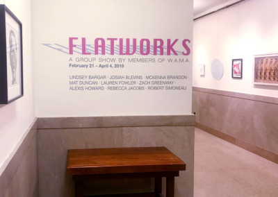 Flatworks Exhibit WAMA | 2019